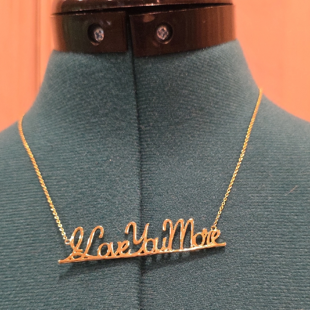 Macy's Simone I. Smith I Love You More Pendant Necklace - 18K Gold Over Sterling